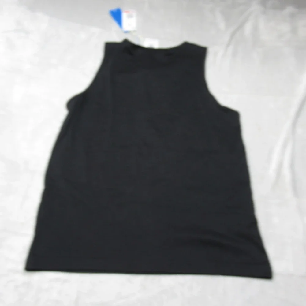 Adidas Shirt Men XS Black Crew Neck Sleeveless Essentials‎ Tank Top Athletic NEW